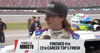 Isabella Robusto talks fourth-place run at Talladega: ‘That one’s hard’